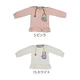 【SiShuNon/シシュノン】チェックポケットウサギチュニックTシャツ チェック ポケット ウサギ チュニック Tシャツ 90 15 ホワイト