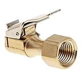 KESOTO 1/4 NPT メスコネクタ 8mm ストレート ロック－オンエア チャック タイヤインフレータツール