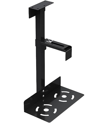 Amazon.co.jp: デスク下 CPU ホルダー デスクトップコンピュータ