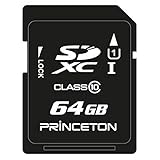 プリンストン UHS-I規格対応 SDXC/HCカード 64GB PSDU-64G