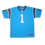 車Panthers Newton # 1 Youth Athletic Short Sleeve Jersey ブルー