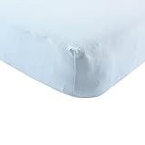 Touched by Nature Organic Cotton Fitted Crib Sheet, Blue by Nature
