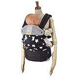 【1年保証】 リルベビー Lille Baby 抱っこひも 6way ベビーキャリア オールシーズンズ COMPLETE 6-in-1 SC-3S-104-WS チャコールシルバー×スター Baby 