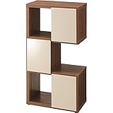 インテリア 家具 便利 おしゃれ デザイン収納棚 ロジック シェルフ3D 3段 幅60cm SO-333WAL ウォールナット
