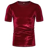 tシャツ メンズ 無地 光沢Tシャツ 半袖 メンズ ボタン 耐久性 カジュアル 動きやすい カジュアル アウトドア プリント Tシャツ フラ