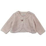 【秋冬物】(日本製) Pample Mousse(パンプルムース) ナッピンク レースXクルミ釦ボレロ 95cm /BE NO.DP-53255