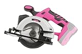 The Original Pink Box PB18VCIR Cordless 18-Volt Lithium-Ion Circular Saw, Pink by The Original Pink 