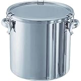 日東金属工業:日東 ステンレスタンク ストレートクリップ式密閉タンク(フタ付) 36L CTH-36 型式:CTH-36