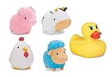 Munchkin Barn Buddies Bath Squirts with White Hot Ducky by Munchkin