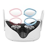 MASiKEN Quest 2用のVR 度付きレンズ、(右側の青, OD-5.0) 度付きレンズ 近視、クエスト2用の単体 レンズ 度付き、軽量磁気ミオピアフレームメガネアンチスクラッチリング、アンチブルーレイレンズ、近視視力保護