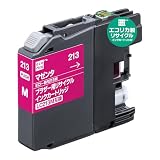 エコリカ ブラザー LC213M対応リサイクルインク 通常容量 マゼンタ/染料 DCP-J4220N DCP-J4225N MFC-J4720N MFC-J4725N MFC-J5620CDW MFC-J5720CDW MFC-J5820DN 残量表示対応 封筒パッケージ【Amazon.co.jp限定】
