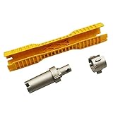 B Baosity パイプレンチ　蛇口 シンクインストーラレンチ　キッチン 浴室用　軽量　配管ツール　 - 黄