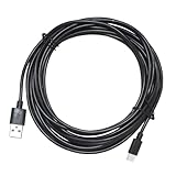 KAUMO USB Type-C 電源ケーブル 電源専用コード (Type-C/Type-A) ブラック 5m