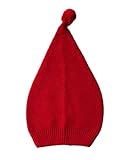 (コ-ランド) Co-land ベビー帽子 新生児ハット ニット帽子 子供用キャップ シンプル ムジタイプ 柔らかい 防寒対策 赤ちゃん キッズ帽子 幼児 お出かけ レッド