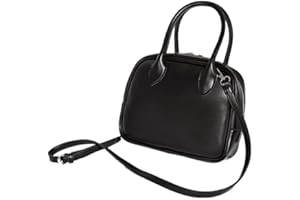 [ハルジオ] 2WAY ミニボストン スクエアバッグ ハンドバッグ ショルダーバッグ レディース バッグ スクエア ショルダー ミニボストンバッグ ミニハンドバッグ ブラック シンプル