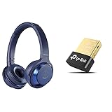 audio-technica SOLID BASS ワイヤレスヘッドホン 重低音 最大70時間再生 ブルー ATH-WS330BT BL & TP-Link Bluetooth USBアダプタ ブルートゥース子機 PC用/ナノサイズ / Ver4.0 / UB400