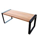 インドネシア産 アイアンサイドベンチ 100×40cm SH40cm 組立て不要