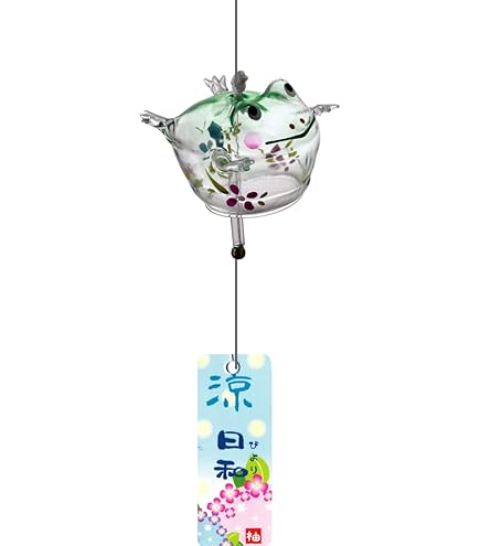 Amazon.co.jp: 【9365】 すずかぜ江戸風鈴(赤金魚) 薬師窯