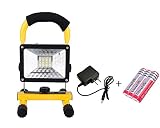 DODOLIGHTNESS 30w cool white waterproof Rechargeable LED Flood Light outdoor Work Light lamp portabl