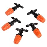 点滴灌漑 霧吹き 散水用具 スプリンクラー 散水ノズル ガーデニング 芝生 庭園 温室 50個入りセット