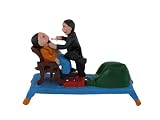 Funny Pulling歯Cast Iron Mechanical Bank Money Coin