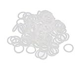 uxcell　Oシールリング　O形グロメット　12mm x 1.5mm　耐高温　シリコーン素材　100個