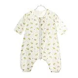 Jaswon ベビースリーパー キッズスリーパー オーガニックコットン 4重ガーゼ パジャマ 薄め 全4色 3サイズ 0～5歳