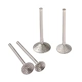 4本セット ダイヤモンドバー 研磨 研削ヘッド マウントポイント　取り付け点 3mm