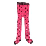 フラワープリントタイツ　ピンク 98 104cm