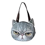 ショルダーバッグ レディース 2WAY バッグ 可愛い猫 ハンドバッグ ネコ 猫 トートバッグ 斜め掛け マザーズバッグ 通勤 鞄　動物 キャラクター 通学 大容量 学生 手提げ かわいい 小さめ 便