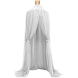 shuohu Mosquito Netベッドキャノピー糸再生テント寝具の再生のKids Readingドームネッティングカーテン One size ホワイト 317H65723AKH6INL8TM1