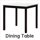 北欧インテリアに最適なデザイン おしゃれなダイニングテーブル ブラウン 幅75