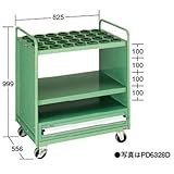 OS(大阪製罐) ツーリングパネルワゴン(引出し付タイプ) (HSK・NC5用) PD1024D