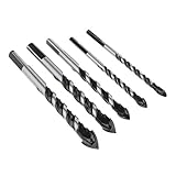 F Fityle 5個　ガラスドリルビット　硬質金属　木材/ガラス/セラミックなど用　多目的　家の装飾　モデル作成