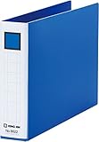 キングジム レバーリングファイル Oタイプ 250枚収納 B6ヨコ 青 6622-B