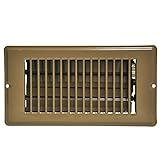 Danco 61799 4-Inch x 8-Inch Steel Floor Register with 1-5/16-Inch Drop [並行輸入品]