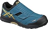 【ウィンジョブ®CP101】　アシックス[ASICS]　作業用靴　カラー：オーシャンブルー×ゴールド（4994）　【FCP101】　サイズ：26.5cm