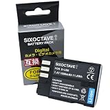 SIXOCTAVE D-LI90 D-LI90P 互換 バッテリー ペンタックス 向け K-1/K-7/K-5/645D/645Z/K-01/K-1 Mark II / K-5 II /K-5 Iis /K-3/K-3 /k-3Ⅲ/ k-3Ⅲ Monochrome /K-1 Mark II J limited 01 /D-BG5/D-BG4/D-BG6 等対応 純正充電器で充電可能 残量表示可能