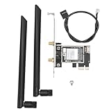 AW CB304NF RTL8821CE PCIe WiFiアダプター 433Mbps 5G デュアルバンド ブルートゥース 4.2 802.11AC PCIEワイヤレスネットワークアダプター