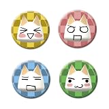 どこでもいっしょ トロ フェイス 缶バッジ4個セット
