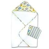 Trend Lab 3 Piece Bath Bundle Box Set, Chibi Zoo by Trend Lab