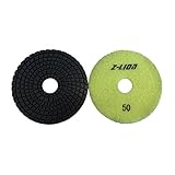 Baoblaze 全7サイズ　研磨パッド　湿式　ダイヤモンド 樹脂　研削　サンディングディスク　100mm　大理石 花崗岩用　 - 50＃