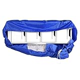エアコン掃除カバー 洗浄 シート 家庭用壁掛け式エアコン用 洗浄 クリーニング 排水 簡単に掃除 防水 室内 掃除道具 ゴム付き 水やホコリの落下防止 洗浄カバー(M)