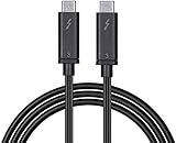 Thunderbolt 3 ケーブル 0.7M 超高速 40Gb/s 100W 5A 5K/ウルトラHD対応