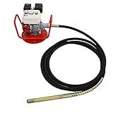 コンクリートバイブレーター Honda GX160付き エンジン ホンダ シャフト長さ約9m 高周波バイブレーター コンクリート振動機　フレキ 4ストロークエンジン コンクリート バイブレーター バイ