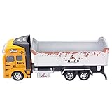 smtsmt Kids The FireトラックToy車A誕生日present-yellow