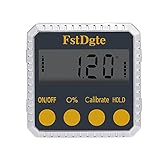 FstDgte デジタルレベル,デジタル角度計 傾斜計 水平器 LCD液晶画面 (アルミニウム合金タイプ)