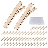 ヘアクリップ 約50個入り ヘアピン やっとこピン 髪留め 金具 パーツ ゴールド 4.1cm NYANDELMO ND-0152-R04-GD4.1