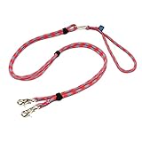 ドッグ・ギア ザイルリードタイプW ロープ径8mm 全長80cm レッド 「大切な愛犬を迷子犬にしないためのリードです」