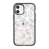 CASETiFY インパクトケース iPhone 12 Mini - Bunnies by foxy illustrations - クリア ブラック